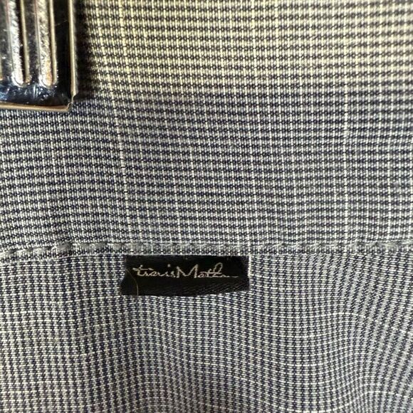 Travis Mathew Mens Size 36 Flat Front Dress Shorts Black White Check Pockets - Picture 2 of 7